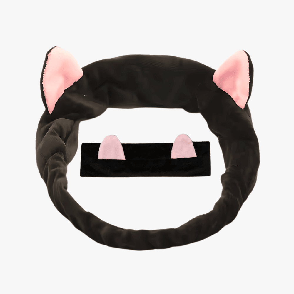 Cute Cat Ear Face Wash Headband - Gummia